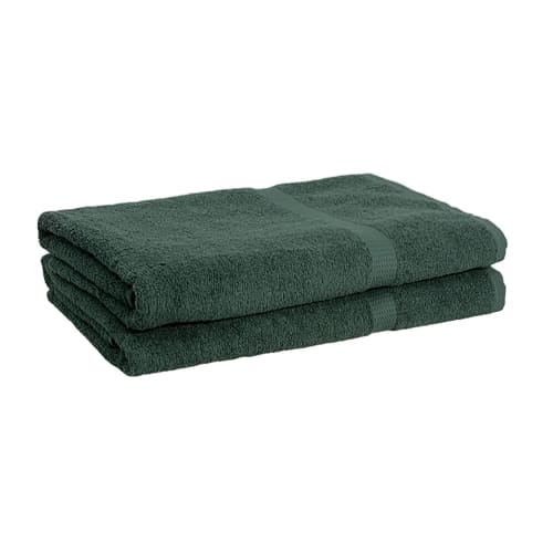 Fairview Pool & Beach Towel, Cotton Woven Dobby Border, 34x70, 18.0 lbs/dz, Evergreen